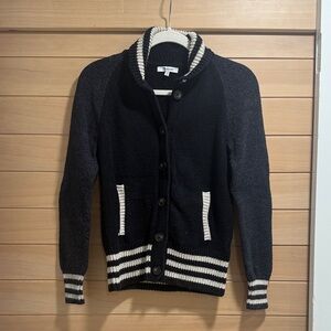 Madewell Charcoal Knit Cardigan